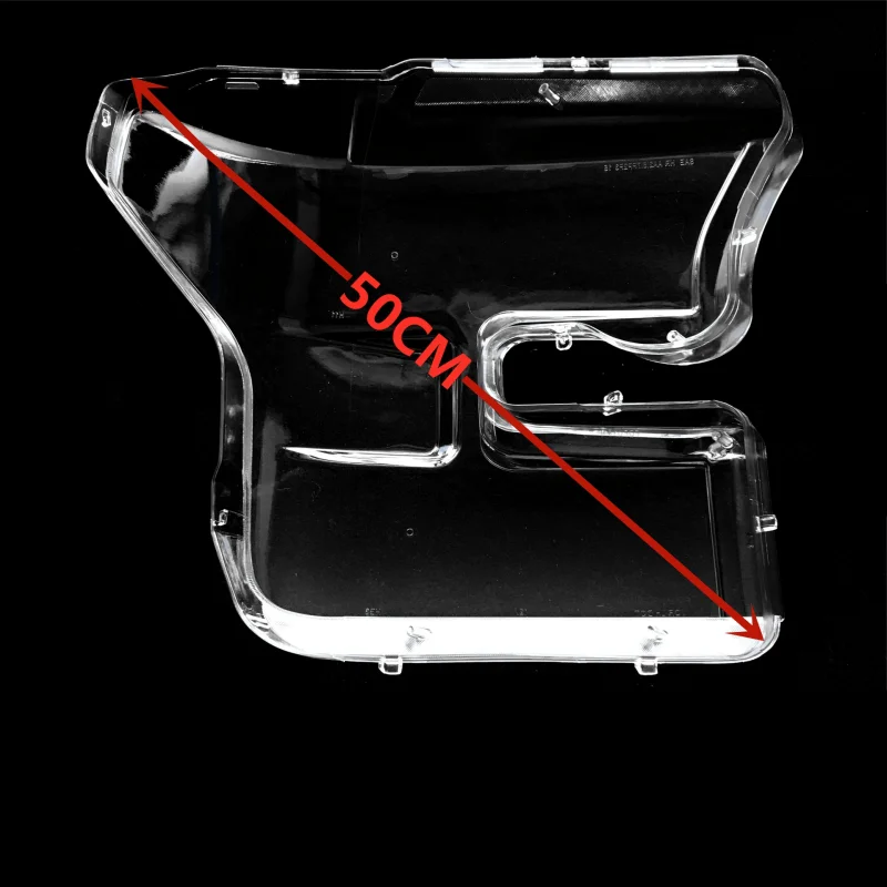 جديد الجبهة العلوي واضح غطاء للعدسات ل رابتور F-150 2015 2016 2017 2018 F150 كشافات شفافة الزجاج عاكس الضوء استبدال #3