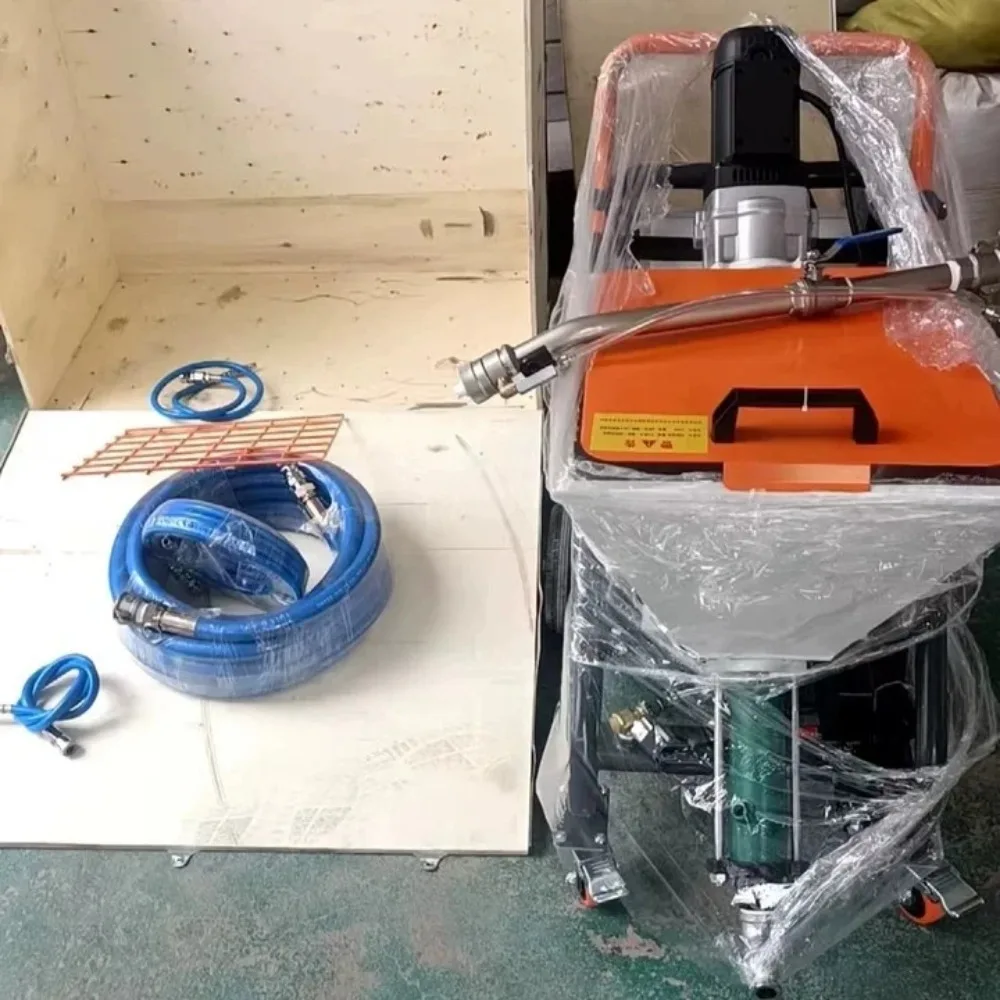 Small Exterior Wall Cement Mortar Spraying Machine Spray Machine Multi-function Real Stone Paint Putty Powder Spraying Machine