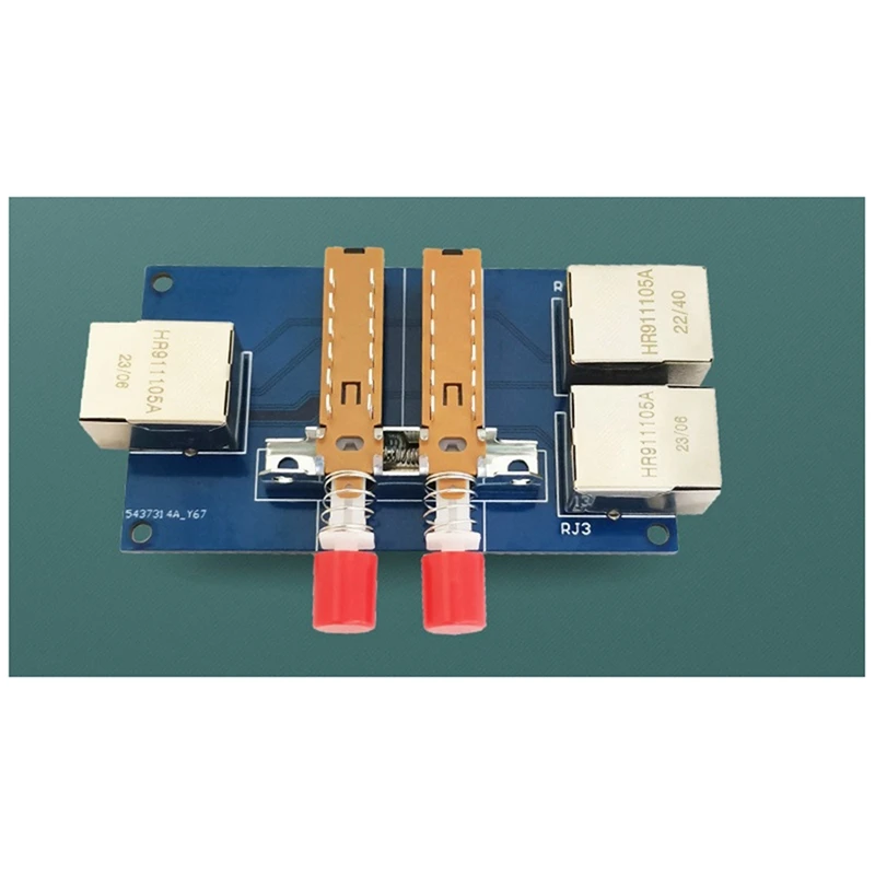 1Set 2-Port Rj45 Internal And External Switcher Cable Broadband 2-In-1-Out Network Port Splitter Module PCB