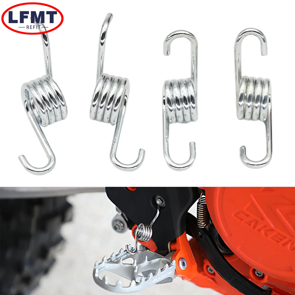 

Motorcycle Foot Rest Footpegs Pedals Spring For KTM SX SXF EXC EXCF XC XCF XCW XCFW FREERIDE ADVENTURE SUPER MOTO/R/T Universal