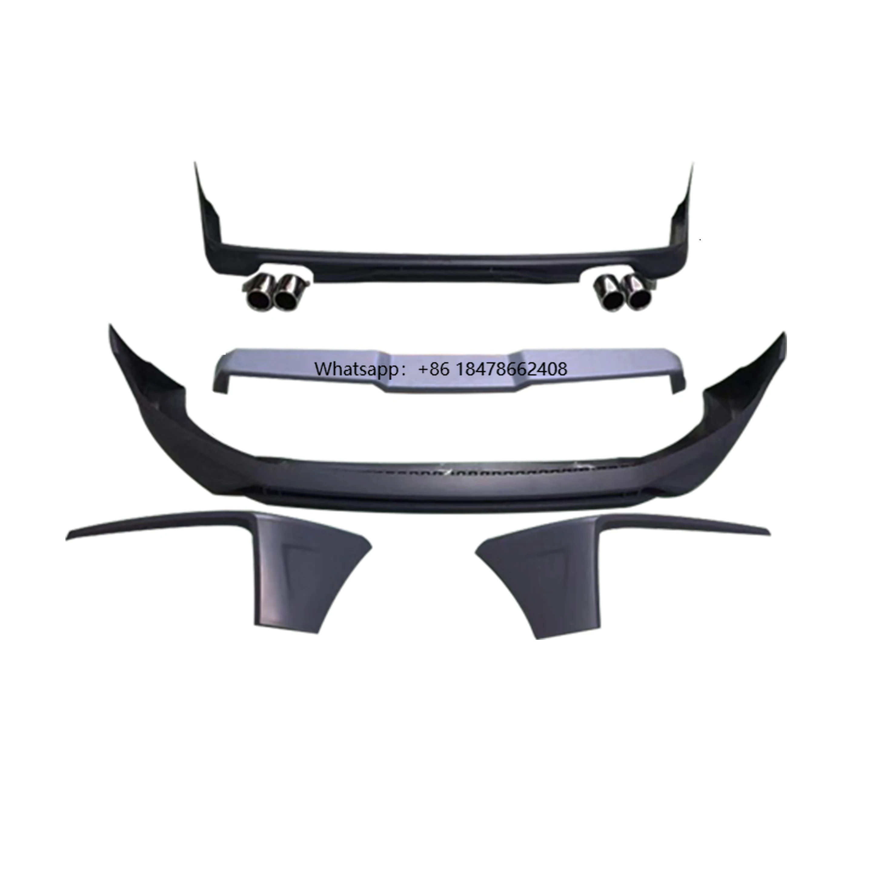 

RSU Tuning Parts Modify Front Spoiler Multivan VI Rear Diffuser Car Body Parts for VW T6 ABT Body Kits16-