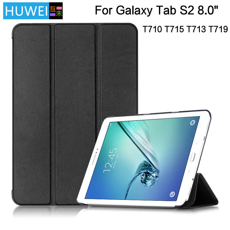 Etui HUWEI do Samsung Galaxy Tab S2 8.0 calowy pokrowiec na Tablet T710 T715 T713 T719 SM-T710 SM-T713 SM-T715 SM-T719 etui Funda