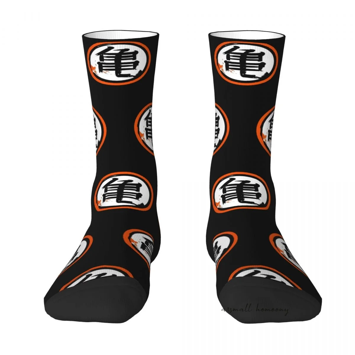 

DBZ Kanji Comfortable Adult Socks with Eye-catching 3D Printed Patterns Ideal for Everyday Wear