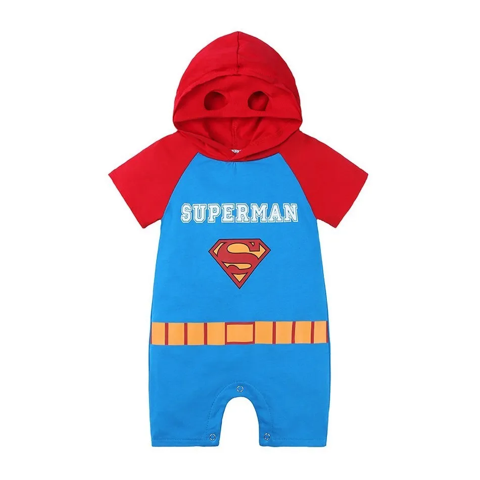 Romper Baby Hooded Crawler for Children From 3-24 Months Summer Baby Clothing  Kids Siamese Clothes Kid Cartoon Cute Costume