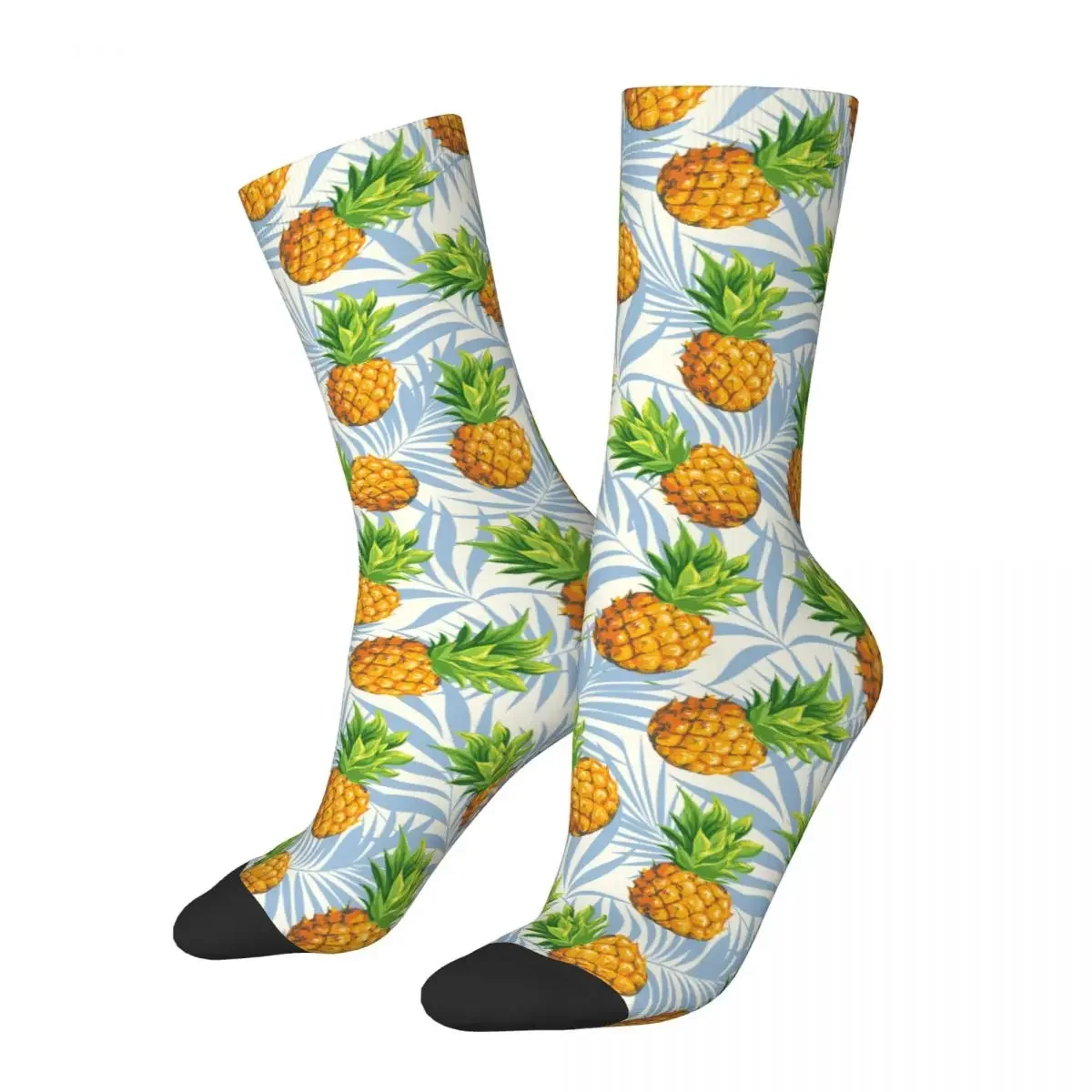 

Fashion Men's Socks Novelty Pineapple Sock Fruit High Quality Women's Socks Spring Summer Autumn Winter