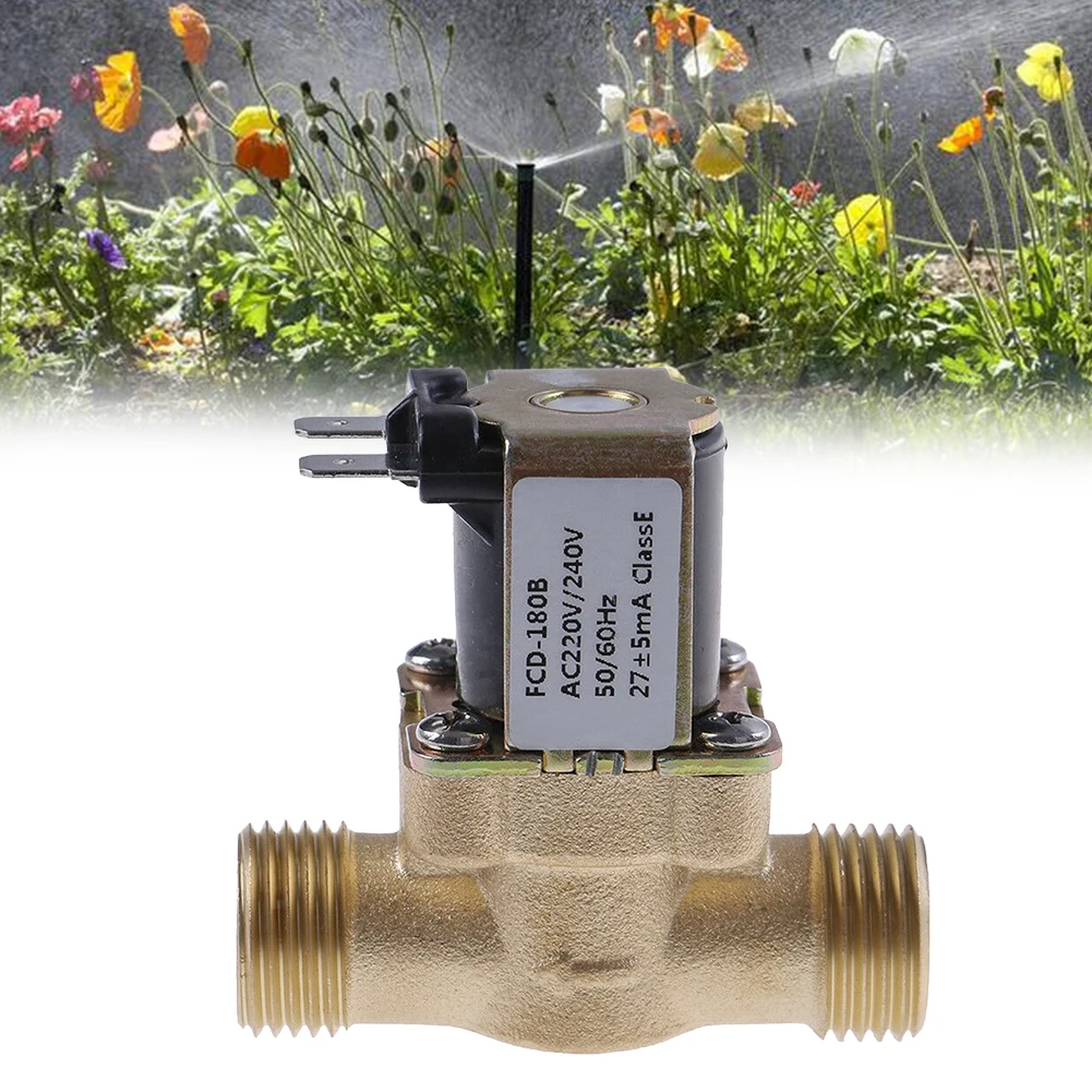 

For water Inlet Solenoid Valve 220V Brass Construction for Efficient For water Flow Management in Irrigation and Aquariums