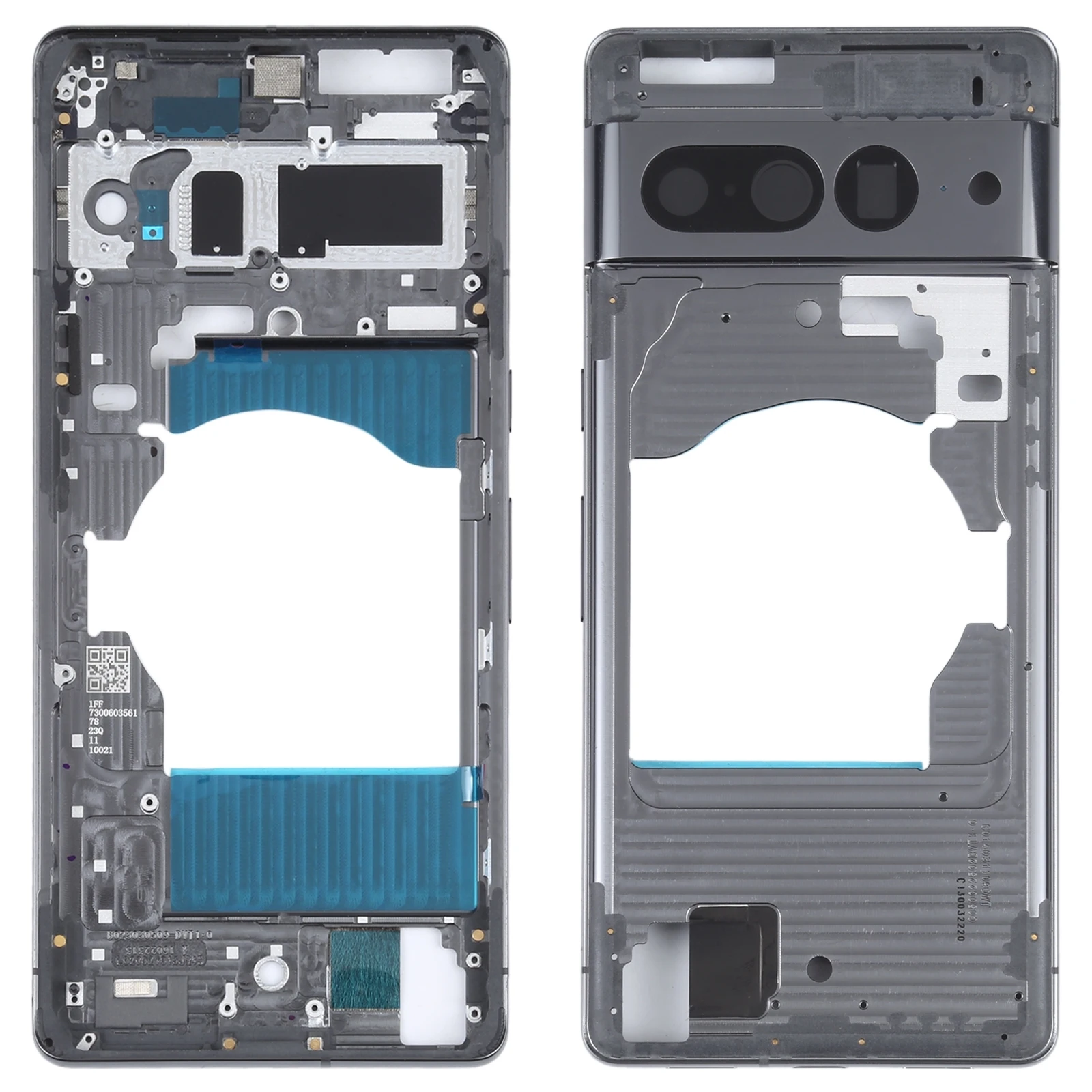 Front Housing LCD Frame Bezel Plate for Google Pixel 7 Phone Frame Repair Replacement Part