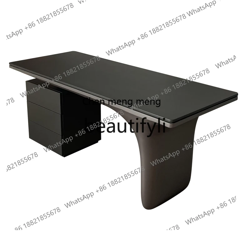 

French antique desk retro antique paint solid wood H