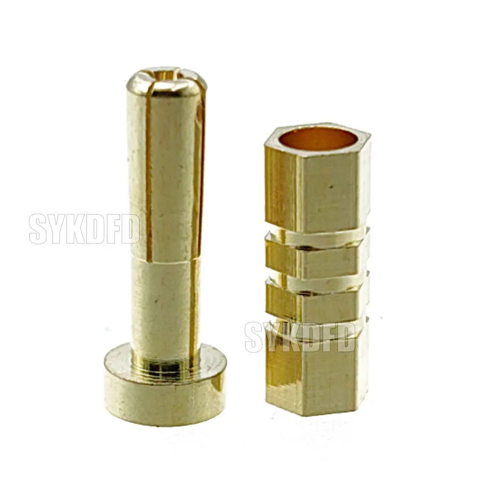 

10Pcs Gold Plated 4.0mm 14mm/16mm Low Profile Male Female Bullet Connector for RC Lipo Battery ESC Motor