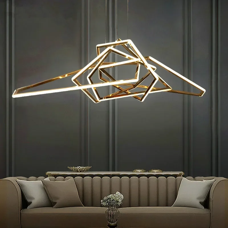 

Modern Luxury Gold Led Pendant Lights Living Dining Room Chandeliers Lighting Home Decor Bedroom Lamparas Hanging Lamp Luminaire