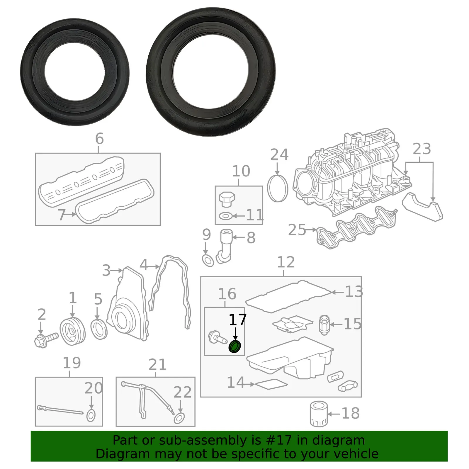 حوض النفط قابس التصريف غسالة الختم 0652526S3 ل فوكسهول أسترا زافيرا كورسا Vx220 إنسيجنيا آدم فيفا فورد فوكس فييستا جالاكسي CMax