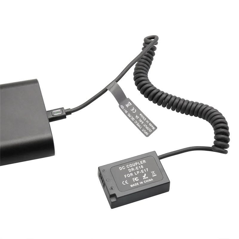 T85C -E18 LP-E17 -E18 الدمية مقرنة بطارية كاميرا محول ل 850D 800D 760D 750D 77D T6I T6S T7I X9I RP