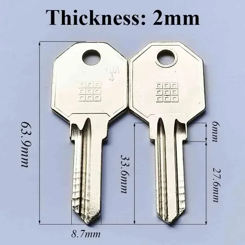 

5-100 Pcs Key Blanks Hi-Rel Iron Empty Keys Tool Locksmith for FUARO FUA-4 House Home Door Lock Locks Padlock Wholesale