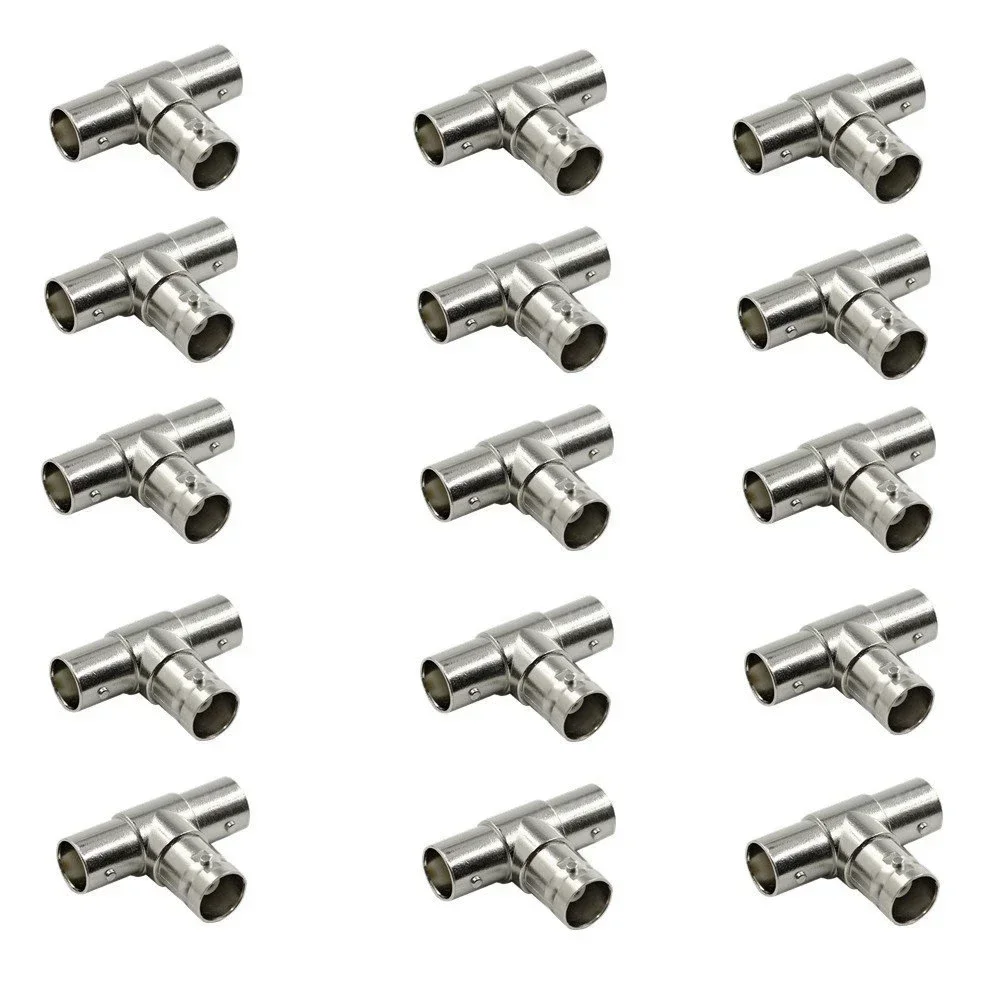 2pcs/5pcs/10pcs Right Angle tee three male connector for CCTV system BNC Connector security system