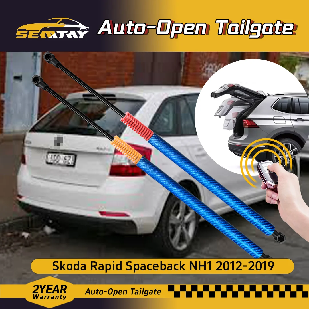 

SEMTAY автоматические подъемные стойки багажника с пружиной для Rapid Spaceback NH1 2012-2019 задние опоры багажника