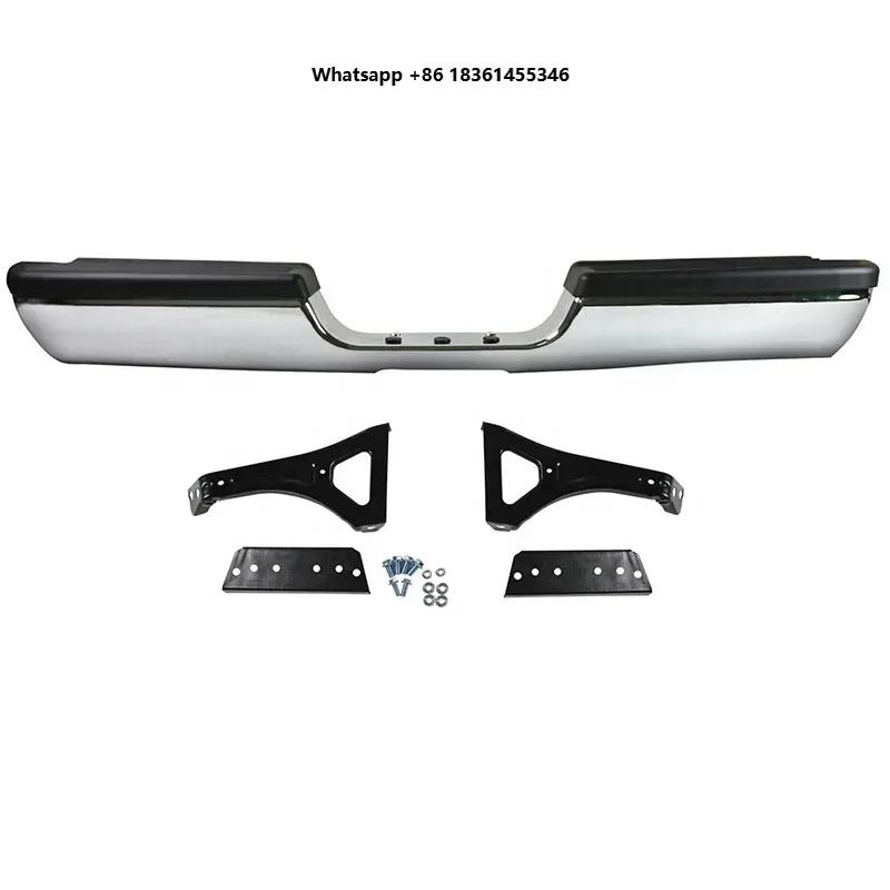 

For 94-02 1500 2500 3500 NEW Chrome-Steel Rear Bumper Face Bar