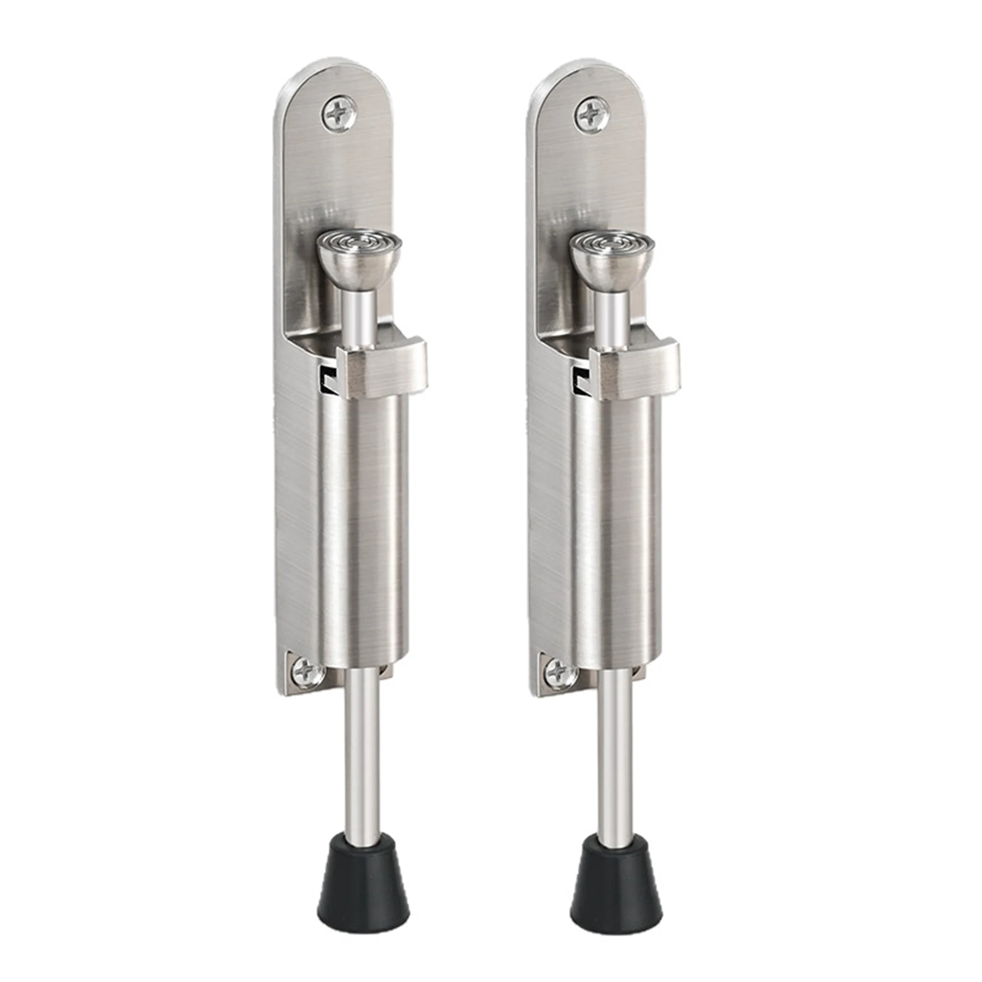 Foot Door Stopper Zinc Alloy Door Stop Foot Pedal No Drilling Required Pedal Door Stopper