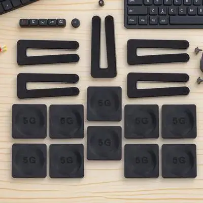 

5-комплект потолочных лопастей, набор самоклеящихся гири, легкий, стабильный, с шумоподавлением, совместимый, большинство вентиляторов, сменный баланс