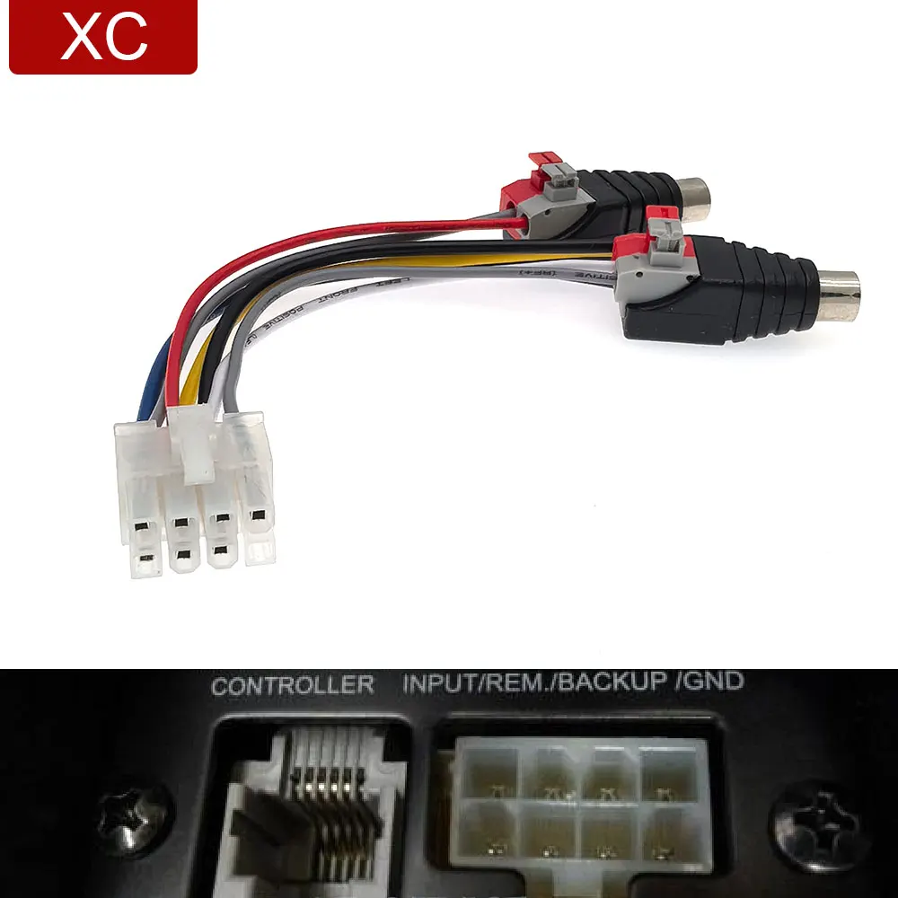 8 Pin Power amplifier Cable Harness Plug RCA Compatible Pioneer TS-WX120A TS-WH500A TS-WX110A TS-WX11A TS-WX210A TS-WX120A TS-WX