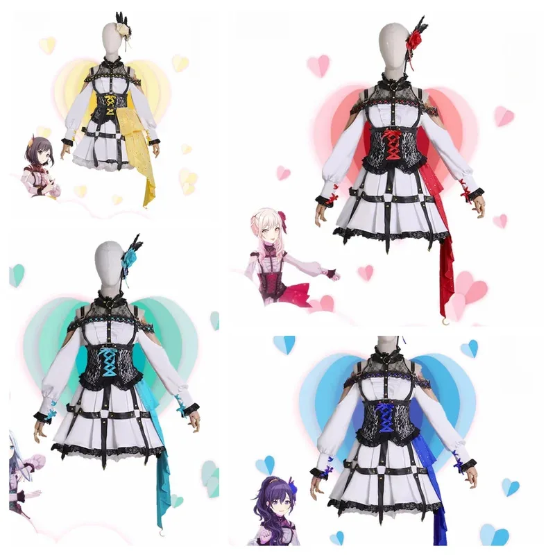 

Amia Akiyama Mizuki Shinonome Ena Yoizaki Kanade Косплей Костюм Хэллоуин Рождество Ролевые игры Comic con Game Одежда