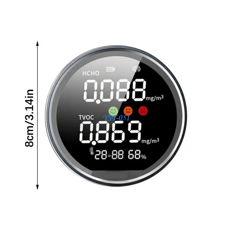 E15A Digital Indoor Air Tester With Fast Response For Formaldehyde And TVOC Testing