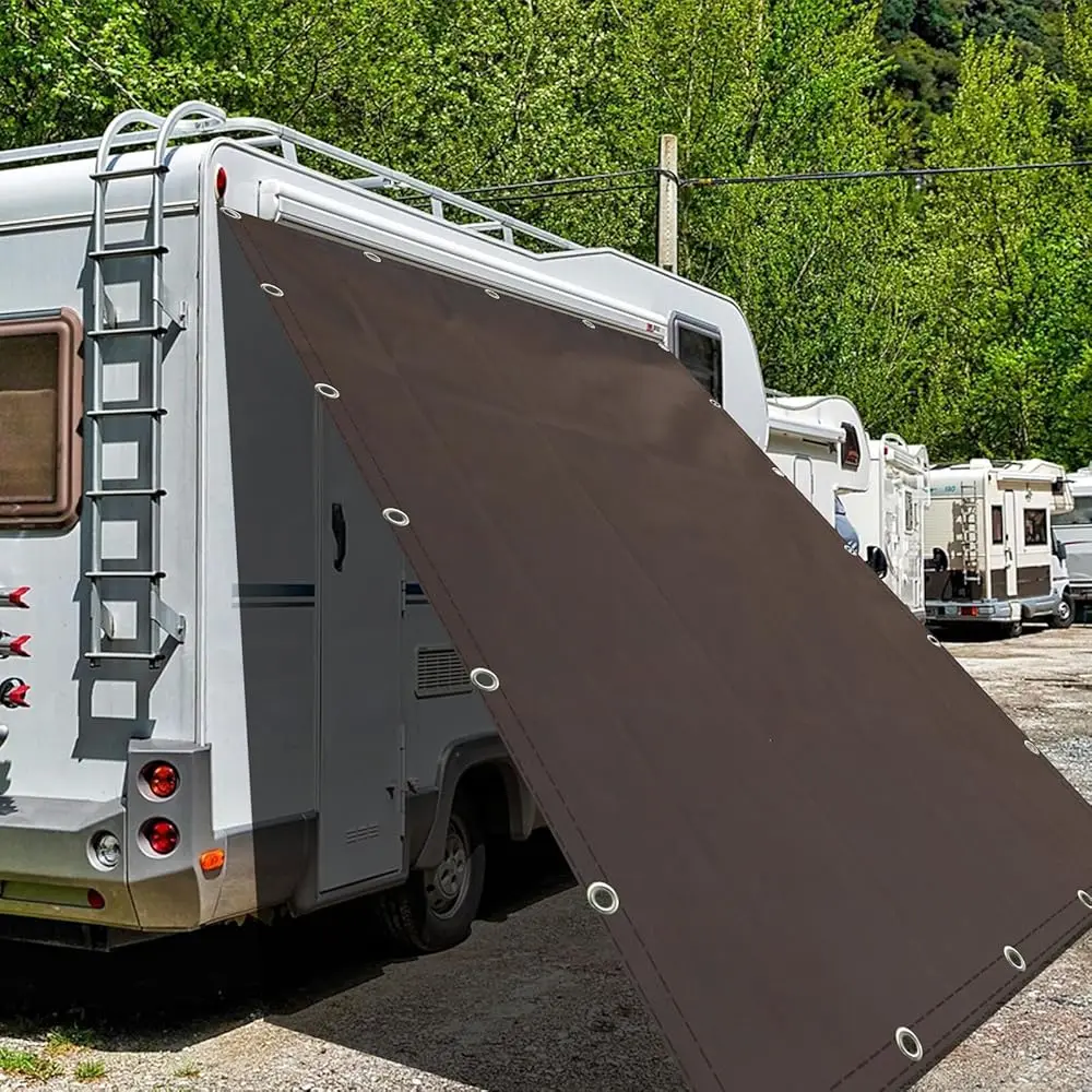 

Тент-парус от солнца 6'6x9'9 футов, прямоугольный уличный навес, солнцезащитный тент, сетка для защиты от солнца и УФ-излучения для патио