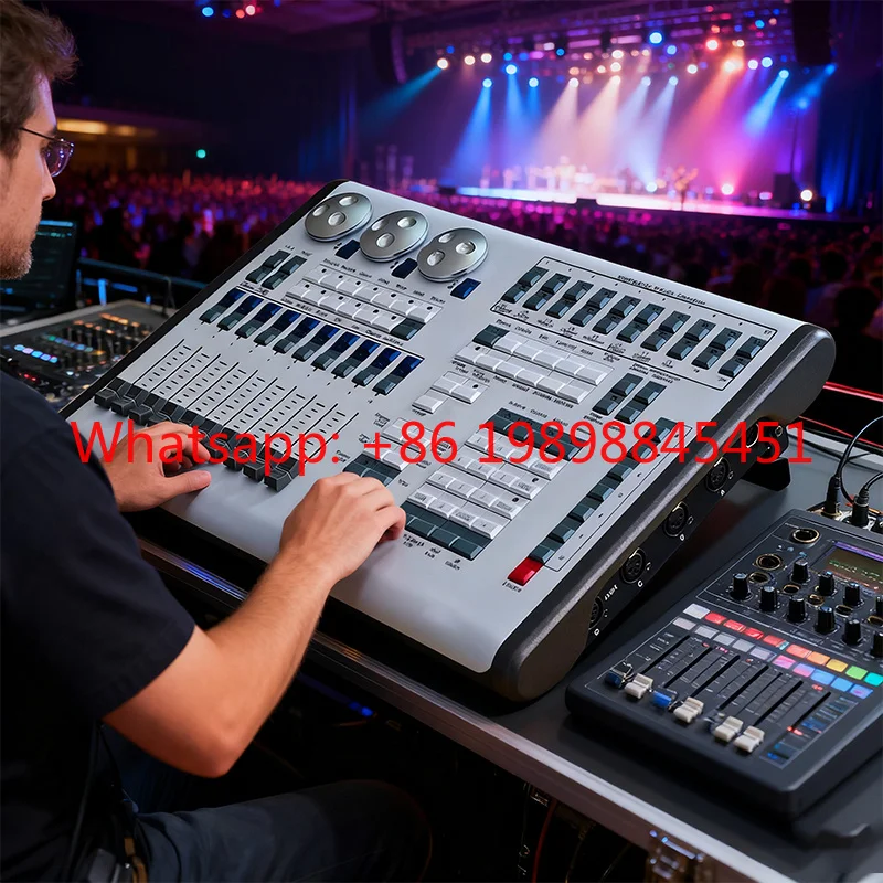 Igreslite Titan Touch Mobile DMX512 Console Tiger Touch Wing Stage Lighting Controller