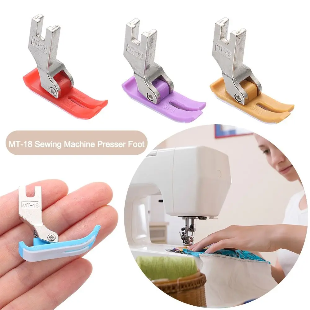 Plastic MT-18 Sewing Machine Presser Foot Oxford Presser Foot For Light Fabric Industrial Presser Foot