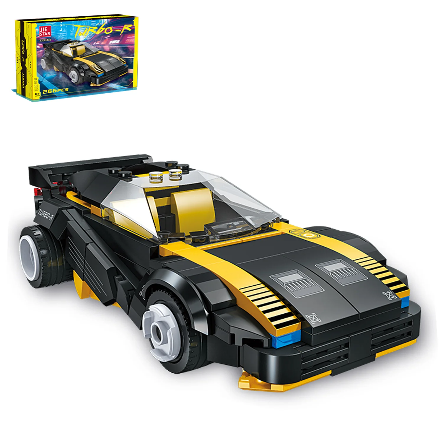 

Набор строительных блоков Cyber Formula Knight Savior Turbo - классический конструктор гоночного автомобиля в стиле аниме для фанатов