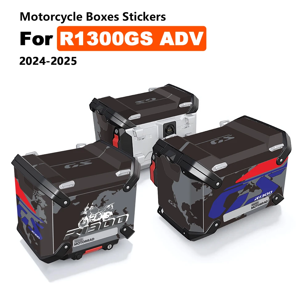 

Наклейки на багажник мотоцикла, боковые коробки, наклейки, верхний чехол, наклейки для BMW R 1300 GS Adventure R1300GS ADV 2024-2025, аксессуары