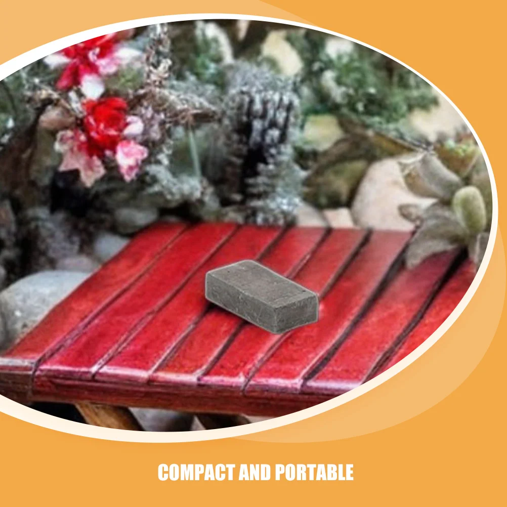 200개 마이크로 랜드스케이프 시뮬레이션 벽돌 현실적인 미니어처 벽돌 세트 DIY 정원 안뜰 디자인 모래 테이블 건축용