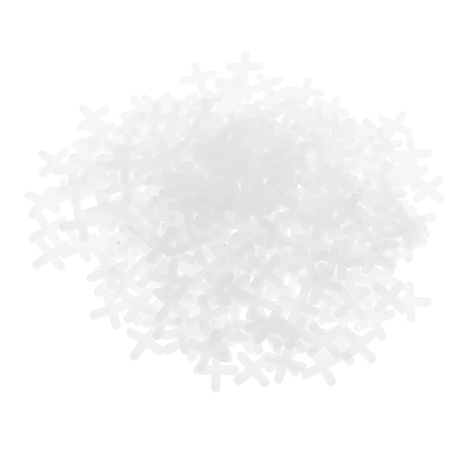 500 قطعة فاصل البلاط المتقاطع لجدران الأرضيات سهلة التسوية مادة متينة 4 مللي متر نظام تباعد فواصل تسوية البلاط