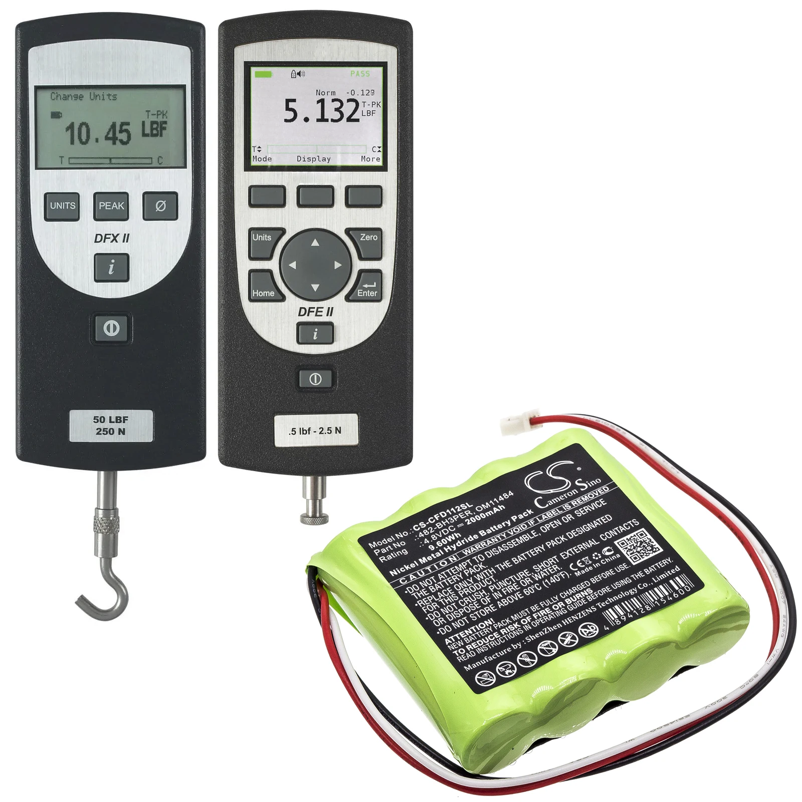 

4.8V 2000mAh Battery 482-BH3PER 552096 OM11484 SPK-DFX2-158 for Chatillon Force DFE DFS DFS-R DFX2 DFS2 DFS2-R DFE2 DFX +TOOL