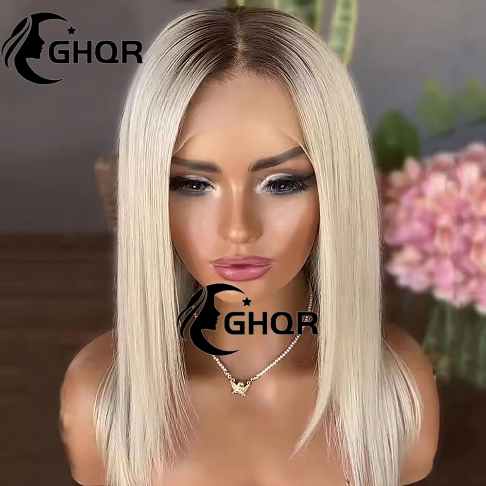 

Platinum Blonde Wigs 13x4 Lace Front Human Hair Wigs PrePlucked Brazilian Full Lace Wigs Soft 13x6 360 Hd Transparent swiss Lace