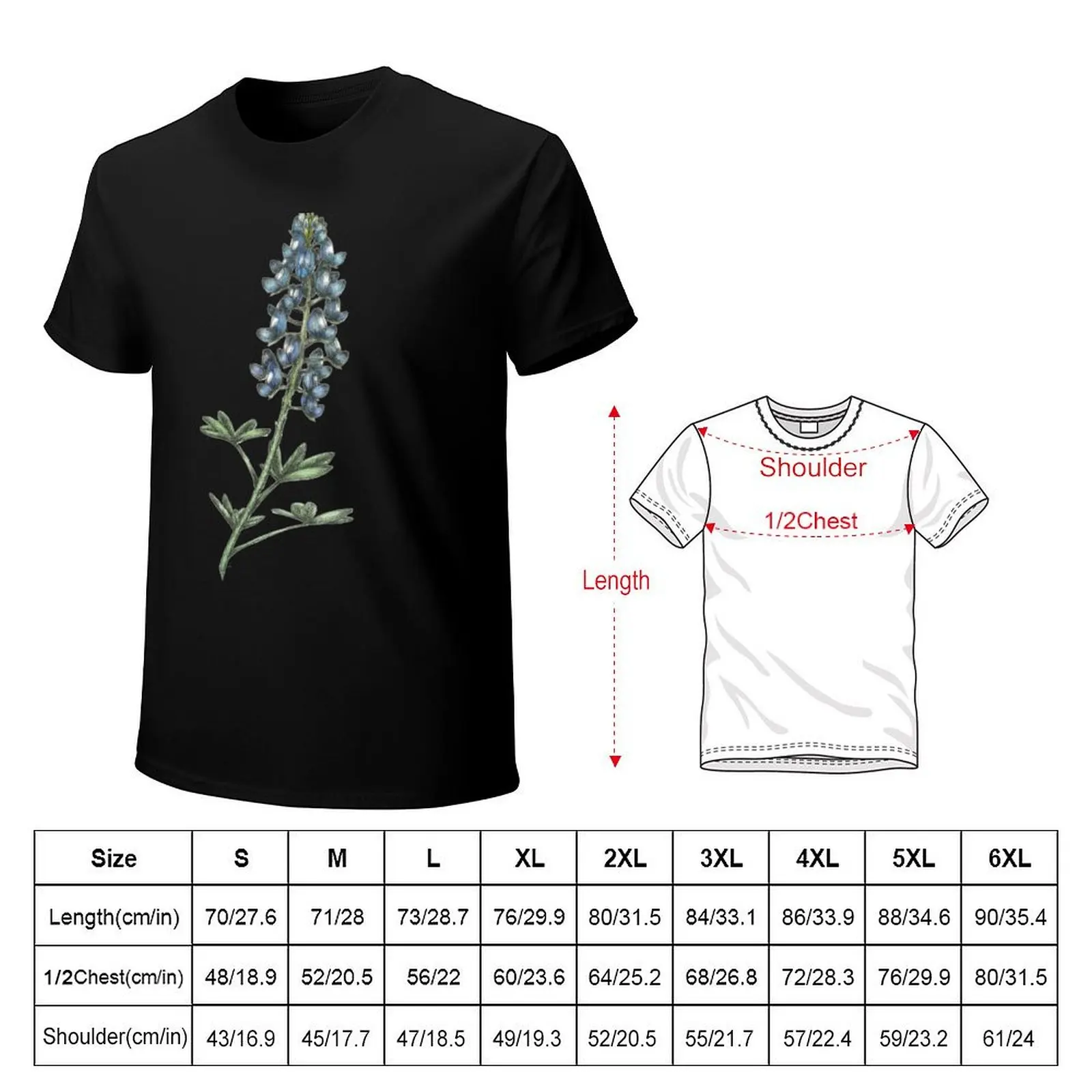 Texas Bluebonnet T-Shirt Cool Dry Performance T-Shirt