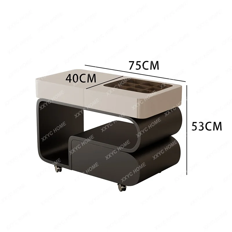 

K153 Simple Style Side Table Sofa Aesthetic Modern Style Coffee Tables Storage Drawers Living Room Furniture