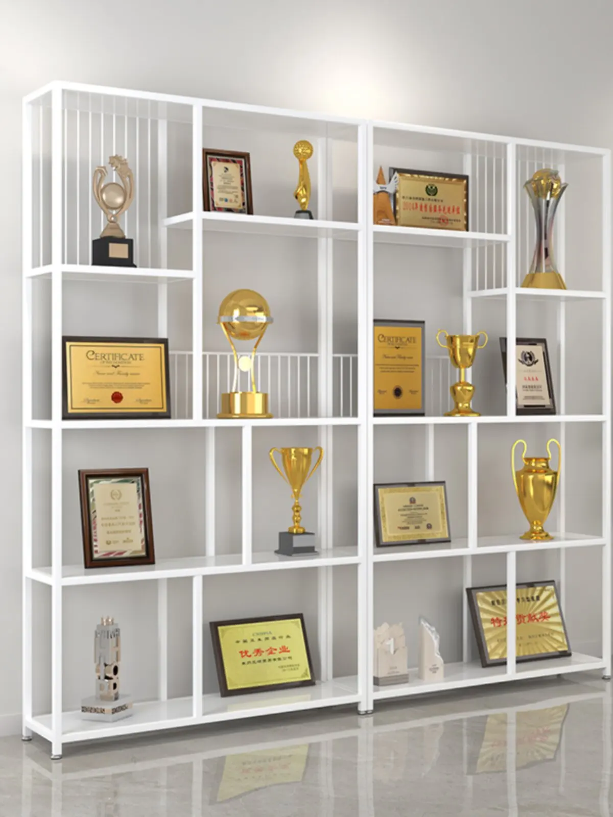 Office Display Cabinet Wrought Iron Paint Free Board Bogu Rack Medal Display Rack Company Trophy Rack