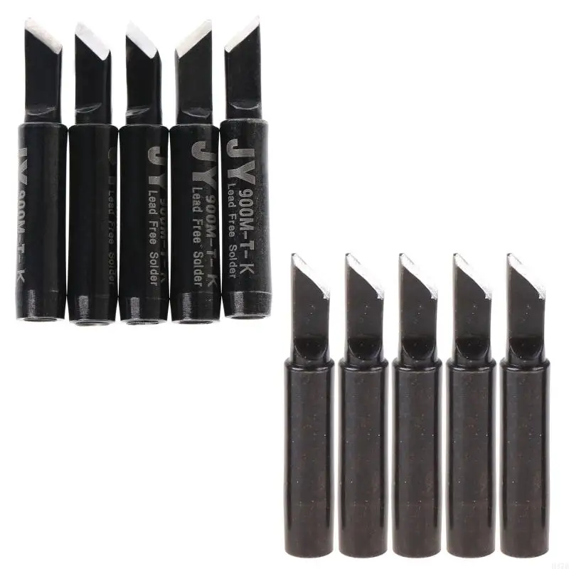 H37D 5 Pcs Solder Soldering Tip 900M-T-K For Hakko Saike 936 852d+ 909D ESD