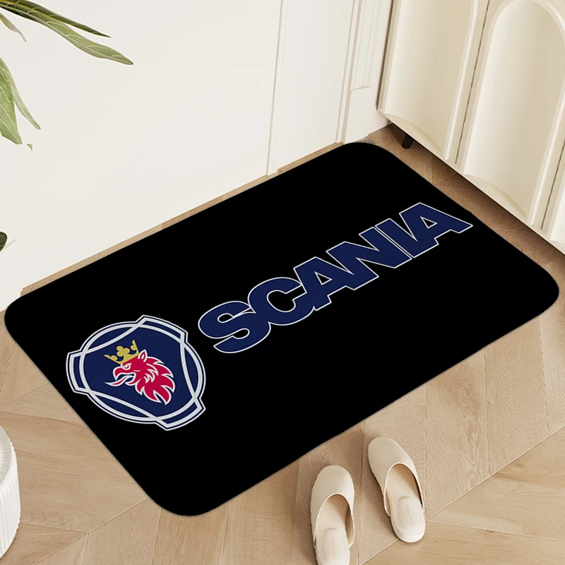 Foot Mat S-Scanias T-Trucks Funny Doormat Entrance Door Sleeping Room Carpet Washable Non-slip Kitchen Rug Home Decorations