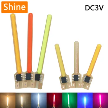 LED Cob 流星群流水ランプ DC 3V LED フィラメントダイオード 2200k 青赤緑部品白熱灯アクセサリー