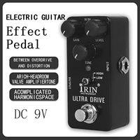 IRIN RS-02 Ultra Drive Guitar Effect Pedal High Gain Overdrive Effects True Bypass Overdrive Pedal Electric Guitarra Accessories