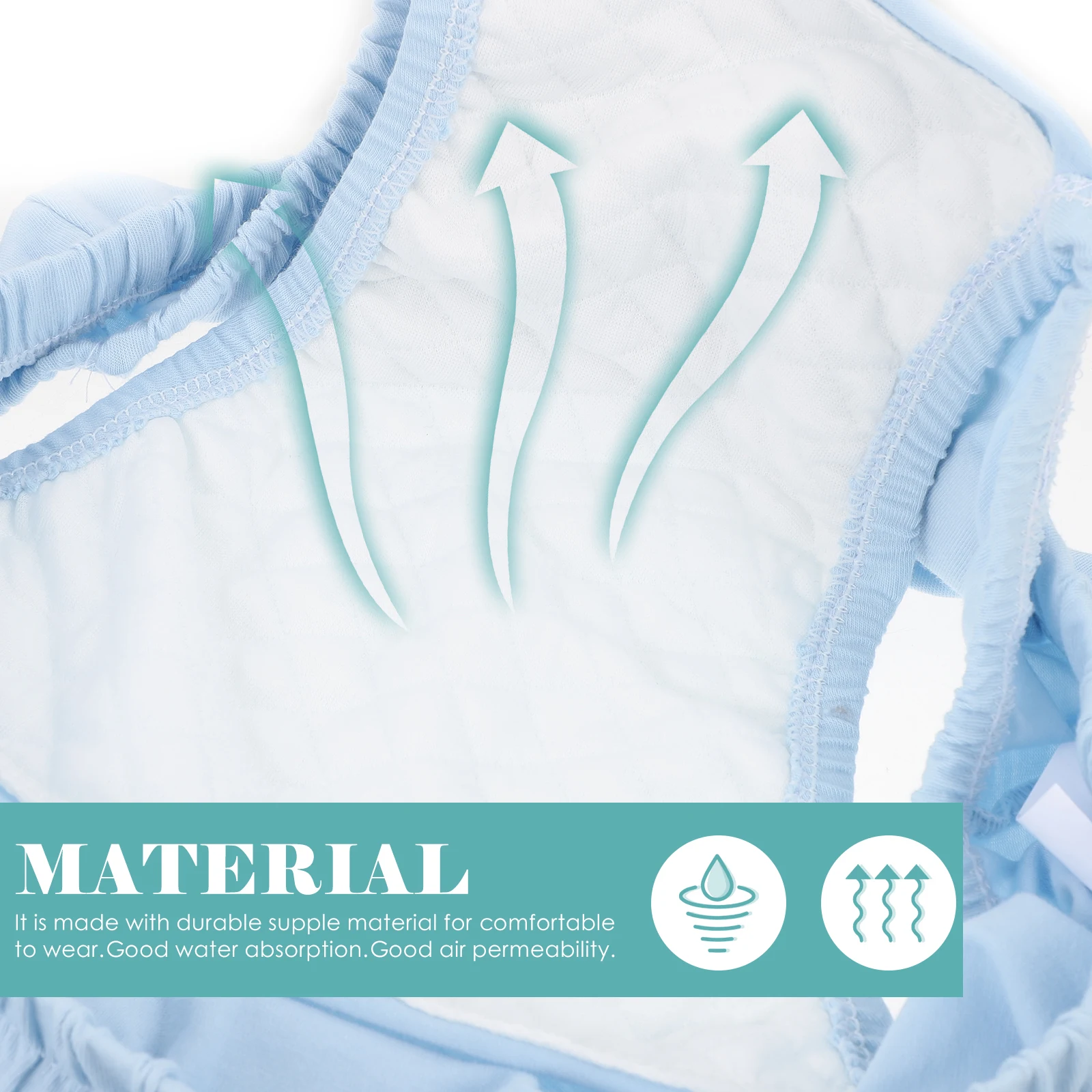 

1pc Anti-Leak Urinary Underwear For Adults Reusable Waterproof Diaper Washable Incontinence Pants Elderly Care Comfortable