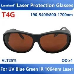 T4G Laser Tattoo Removal Picosecond laser Protection glasses 190nm-550nm 800nm-1700nm Green Yag  Safety use