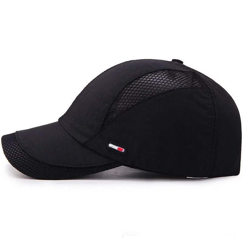 Summer Outdoor Sports Quick-Drying Mesh Baseball Cap Yuda Men Cap Simple Solid Color Hat