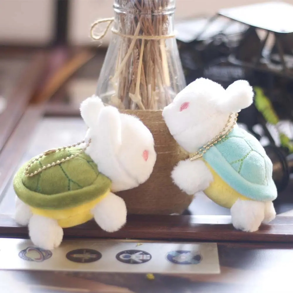 

Ornament Car Key Holder Doll Pendant Animal Stuffed Toys Bunny Plush Keyring Key Chain Key Ring Turtle Rabbit Plush Keychain