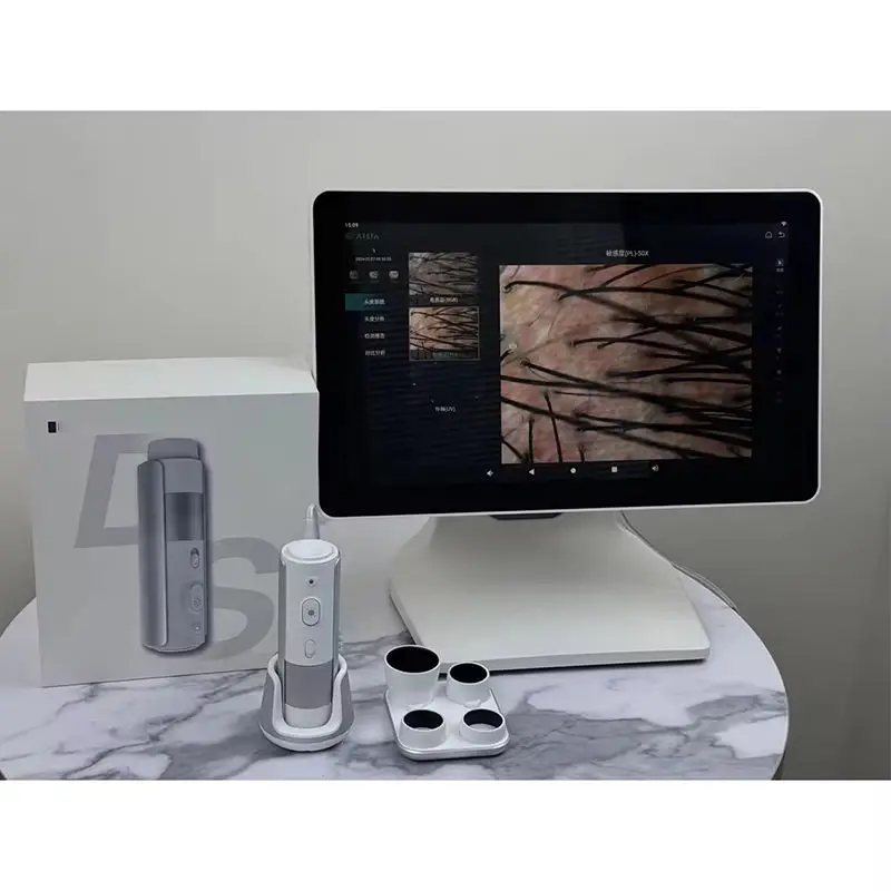 Scanner de Cuir oral elu HD de Haute Qualité, Détecteur, Analyseur de Peau et de Cuir oral elu, Machine d'Analyse Capillaire