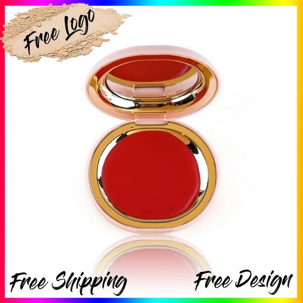 Vegan Blush Cream Private Label Wholesale Creamy Blusher Cheek Lip Tint Single Color Natural Makeup Custom Logo