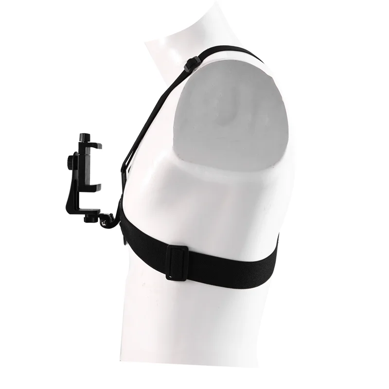 Chest Strap Fixation Bracket Fixed Adjustment Phone Clip Holder For Sport Camera Mobile Phone-B60B