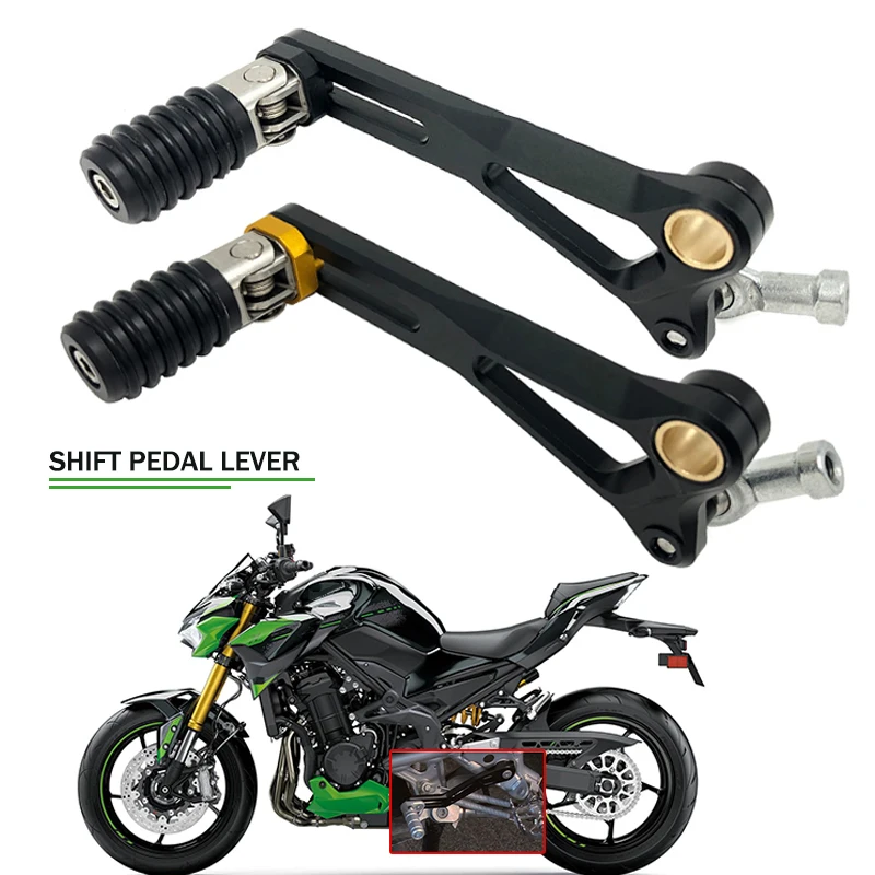 قابل للتعديل للطي والعتاد شيفتر التحول دواسة رافعة لكاواساكي Z800 Z900 Z1000 Z1000R Z1000SX Z900RS Z900RS مقهى 2010-2019 2018
