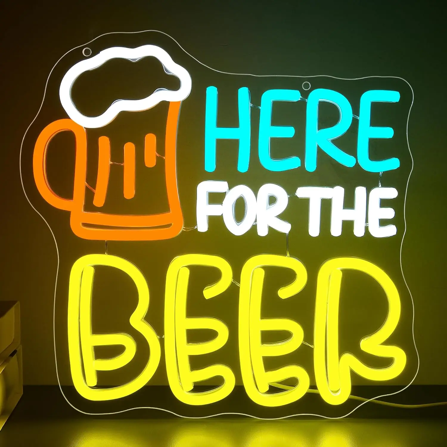 

Beer Neon Sign BusinessArt Wall Light USB LED Neon Light for Home Restaurant Bar Pub Party Bedroom Decoration Gift Night Light